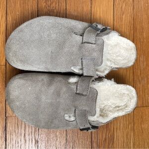 Birkenstock Boston Sherpa Lined Clogs